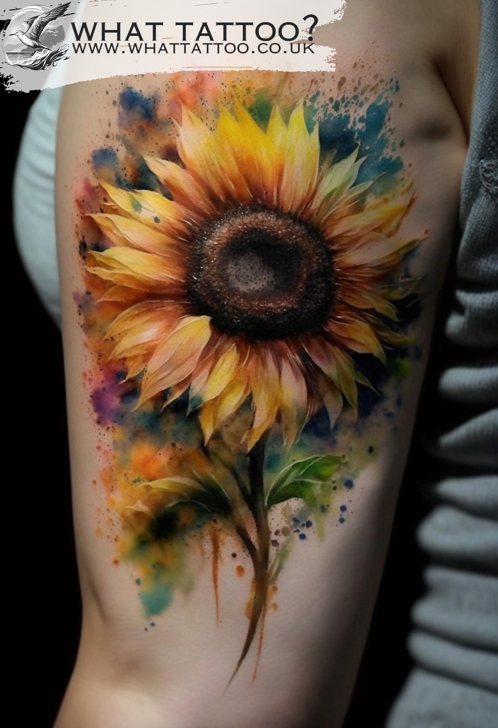 Skin Machine Tattoo Studio - Beautiful sunflower tattoo by @nains_tattoos  @skinmachinetattoo . #sunflowertattoo #skinmachinetattoo #flowertattoo |  Facebook