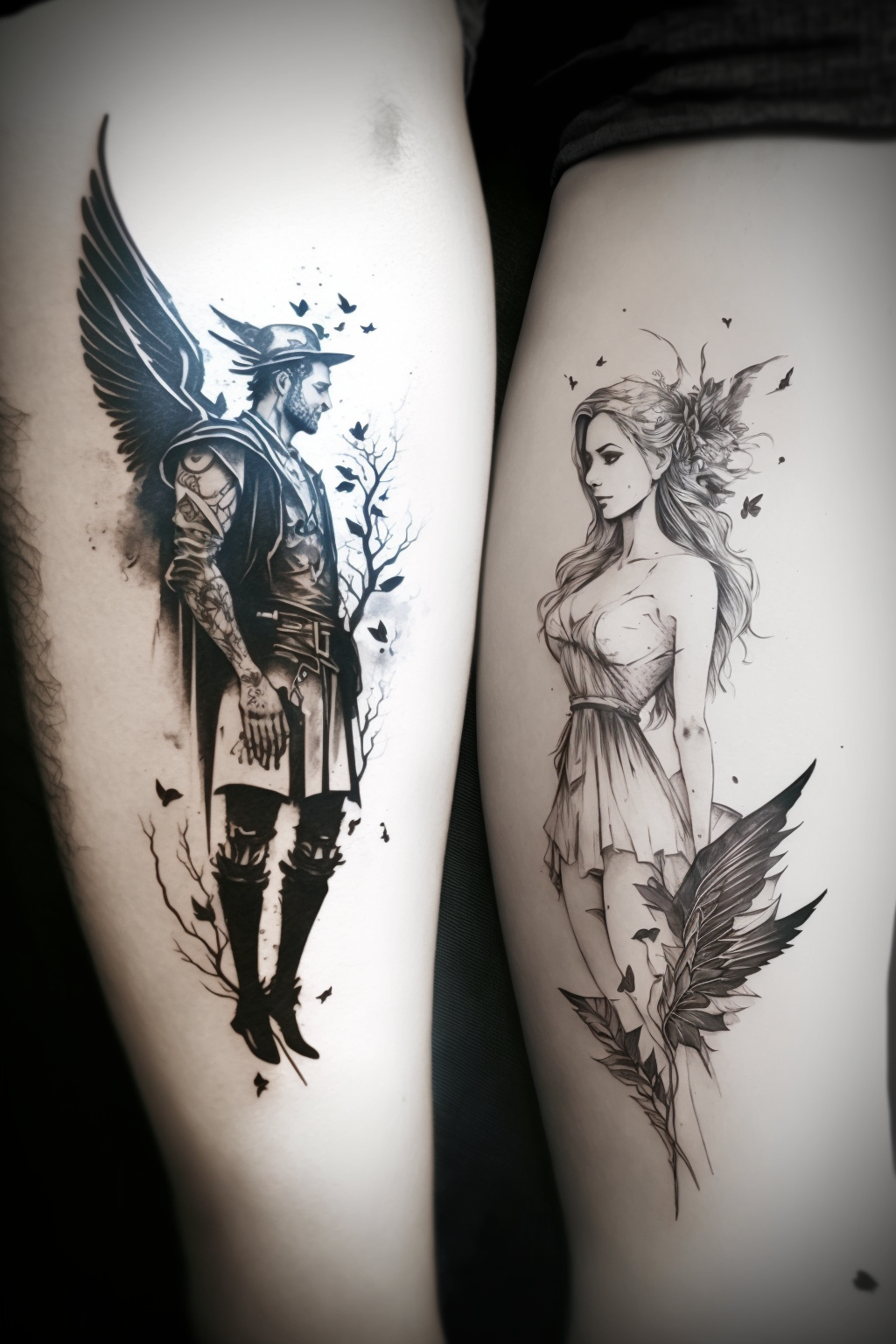 Couples Tattoo! 💖✨🌙🌵🪩 | Gallery posted by Jacquelyn | Lemon8