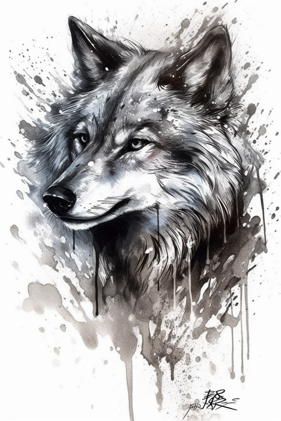 Traditional Japanese Wolf Tattoo | Japanese wolf, Wolf tattoo, Japanese  traditional