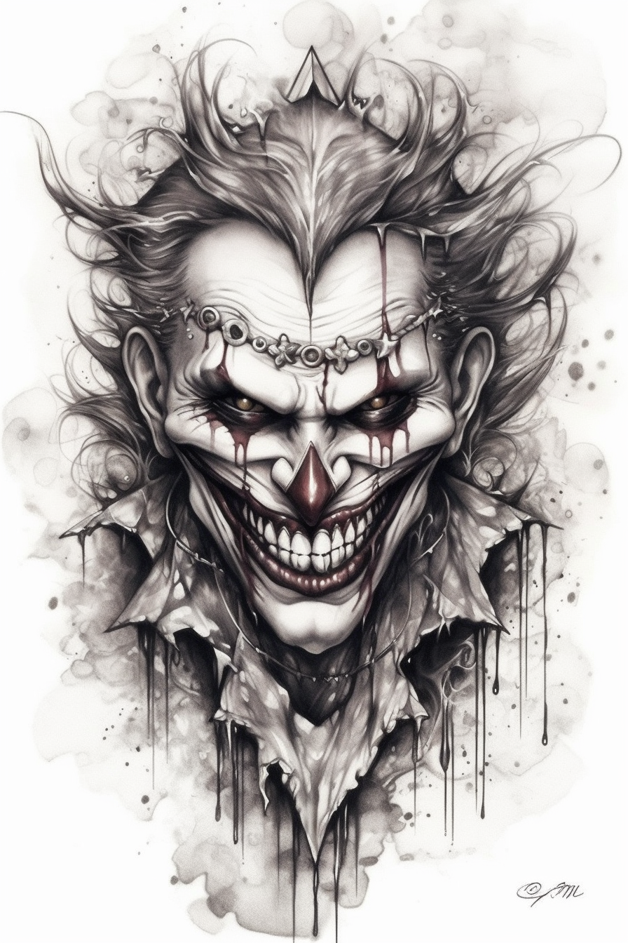 91 Awesome Joker Tattoos for Men [2024 Inspiration Guide] | Joker tattoo  design, Joker tattoo, Joker chest tattoo