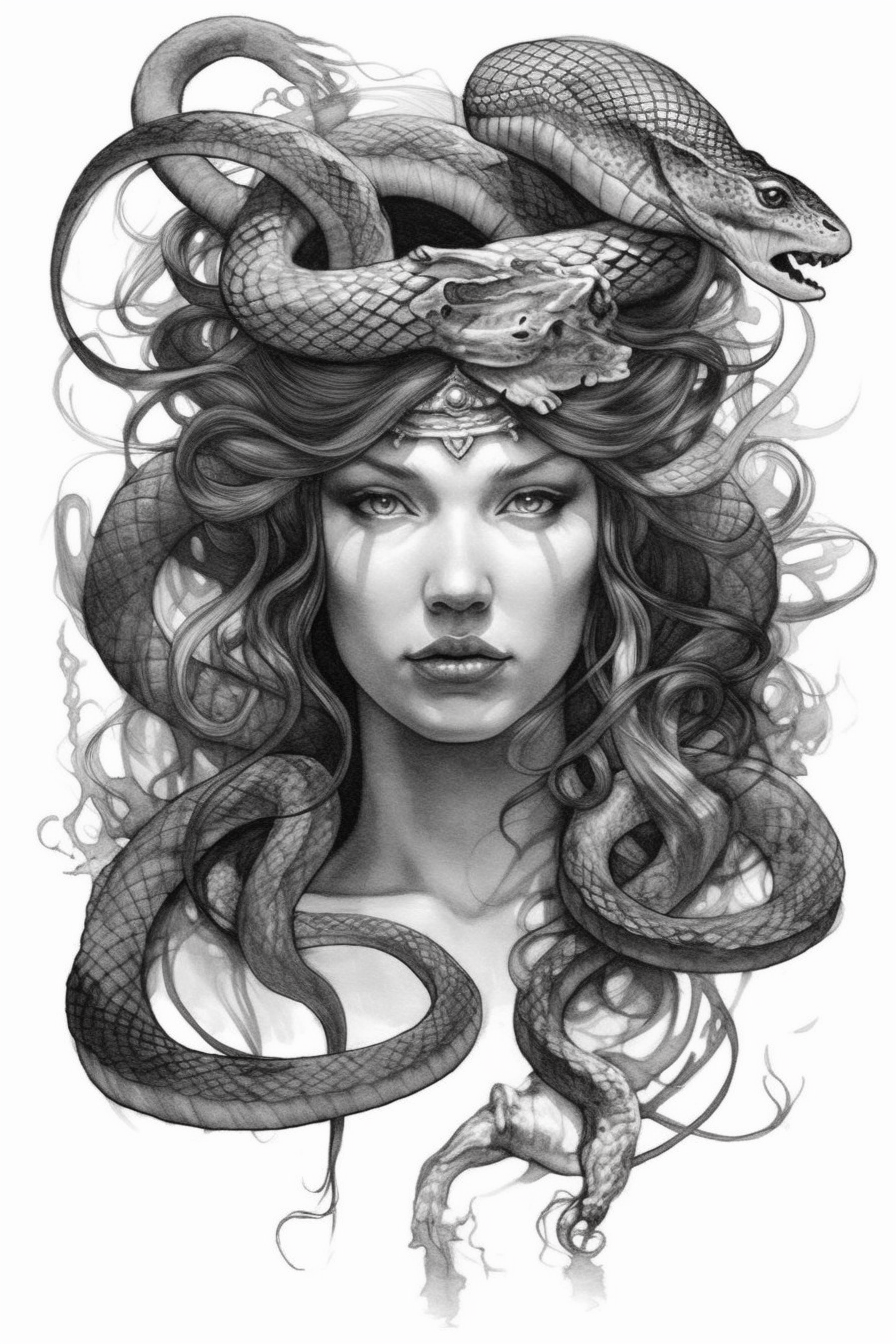 Christel Perkins — Had a great time making this Medusa for Jamie...