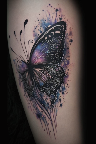 Tattoos for mental strength Butterfly for women design ideas#49