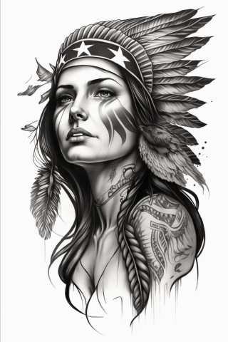 American traditional tattoos women, tattoo sketch#35