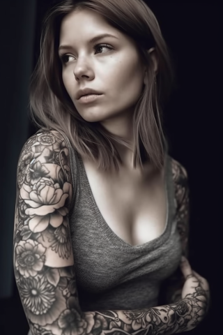 Arm tattoo ideas female for women#59
