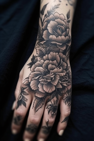 Best hand tattoos for women#4