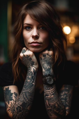 Best hand tattoos for women#6