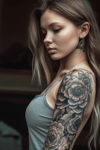 Best sleeve tattoos for women#28
