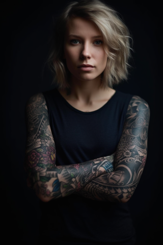 Best sleeve tattoos for women#36