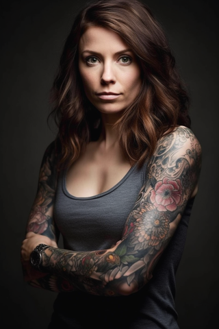 Memorial sleeve tattoos for women#52