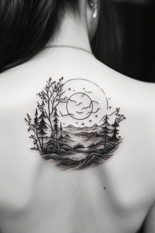 Minimalist tattoo with deep meaning#55