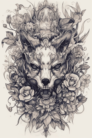 Neo traditional tattoo art sketches#27