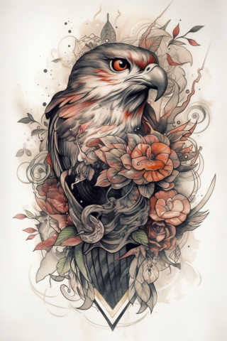 Neo traditional tattoo art, tattoo sketch#17