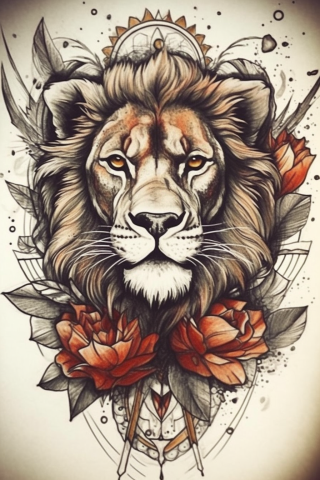 Neo traditional tattoo art, tattoo sketch#18