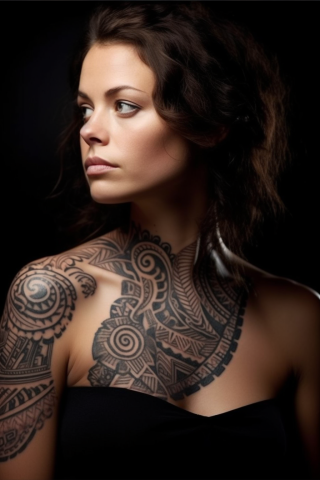 Polynesian tattoo for women#1