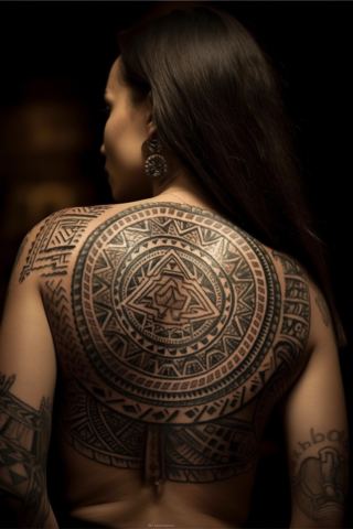 Polynesian tattoo for women#4