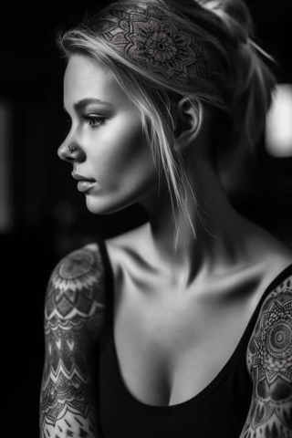 Shoulder tattoos for women#96