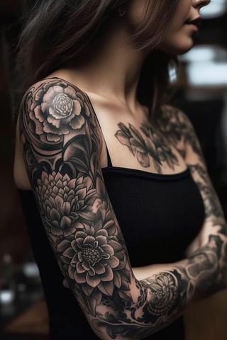 Sleeve tattoos for women unique#18