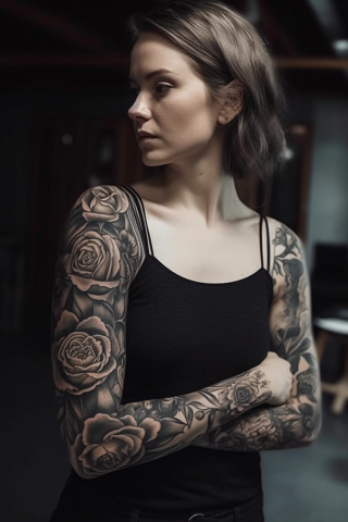 Sleeve tattoos for women unique#20