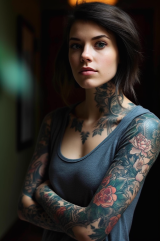 Sleeve tattoos for women#6