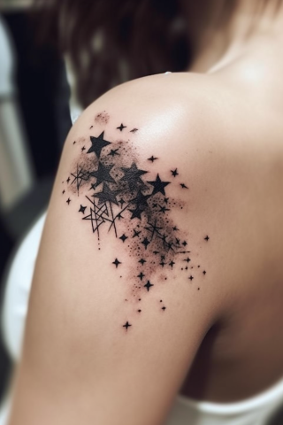 Star tattoos for women beautiful, tattoo sketch#9a