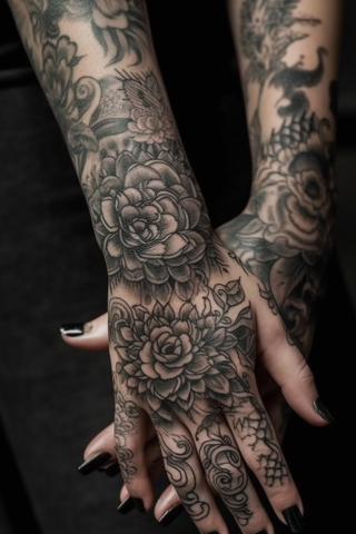 Tattoo ideas female hand for women#69
