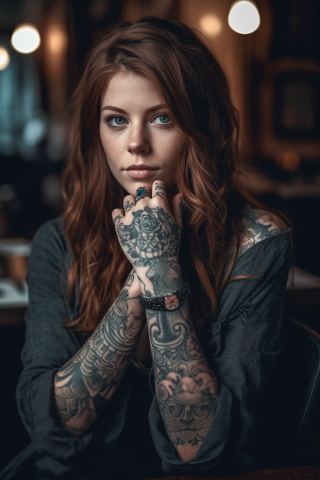 best hand tattoos for women#8
